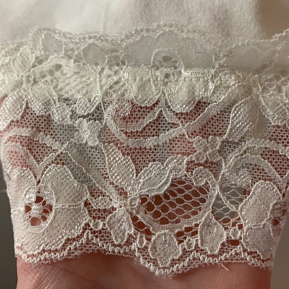 Women’s Within Cami Sz 2X women’s plus Size ivory cotton stretch lace trim boho - Picture 4 of 12